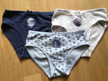 Bavlněné kalhotky s vyšším pasem 3kusy, c&a,110