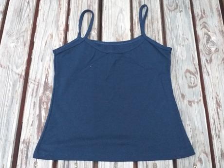 Tílko letní  tmavě  modré,  vel. 146/152, 146