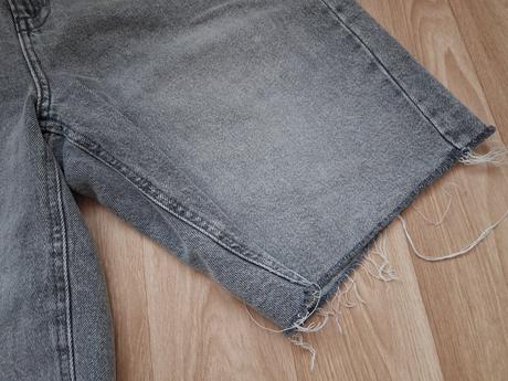 Šedé riflové kraťasy vel. s - m, sinsay,s