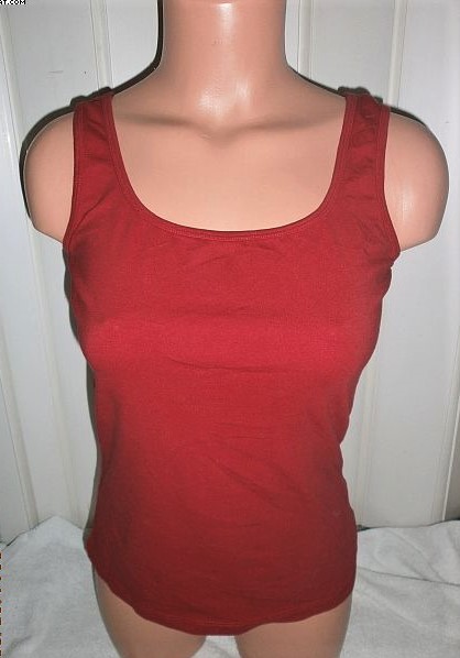 Sytě červené tílko-vel.m, atmosphere,m