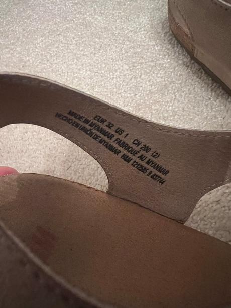 Sandále na parádu, h&m,32