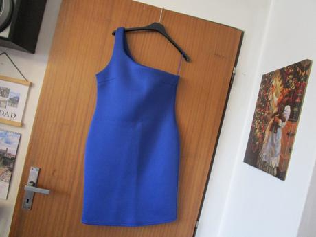 Zajímavé modré šaty - i jako společenské, v. 40, 40