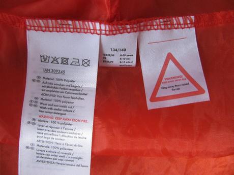 Karneval - červený plášť s kapucí halloween, 