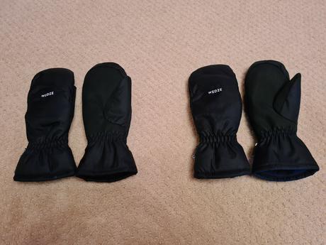 Rukavice palčáky černé, wedze,134