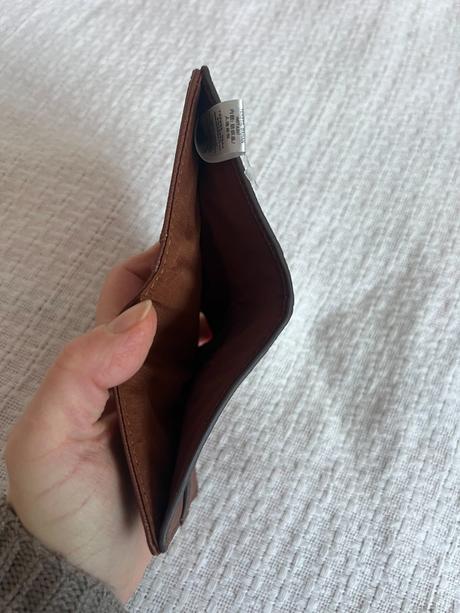 Nová kožená hnědá peněženka zn. fossil, fossil