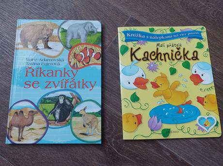 Nová kniha říkanky se zvířátky a kachnička malí př,
