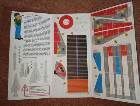 Sešit, skládanky, raketoplán, puzzle,