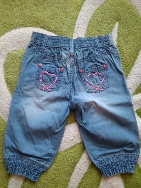 3/4 riflové šortky zn."kiki&koko" vel."98", kiki&koko,98