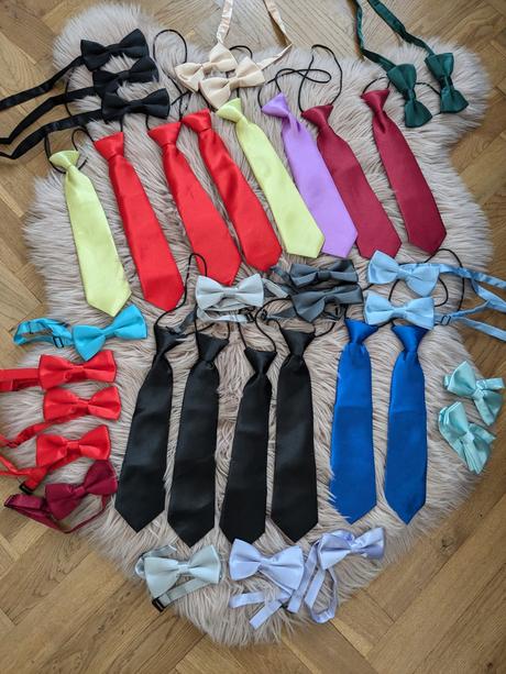 Chlapecký i pánský společenský motýlek, kravata, 