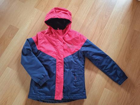 Bunda zimní zn.crivit červená - modrá, vel.134-140, crivit,134