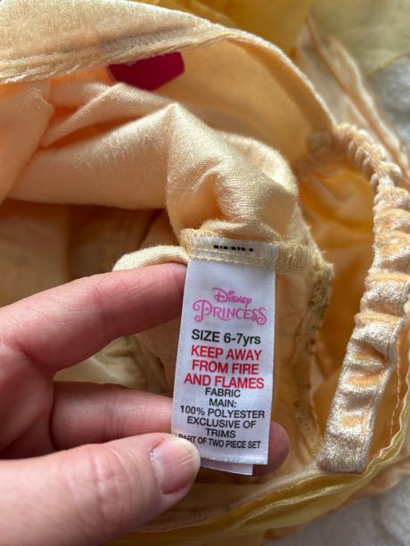 An18/delux kostým  kráska bell - v.6/7 let disney, 