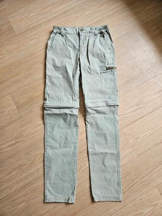 Plátěné kalhoty/kraťasy, vel. 152, 152