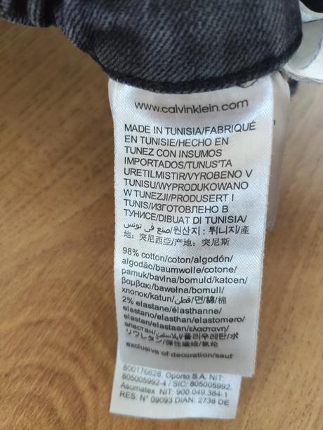 Džíny, vel. 158, calvin klein,158