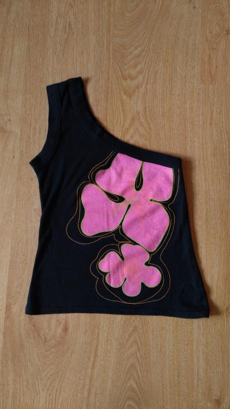 Tílko, top na jedno rameno, 152