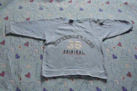 Silnější bavlněná mikina mikinka, 110