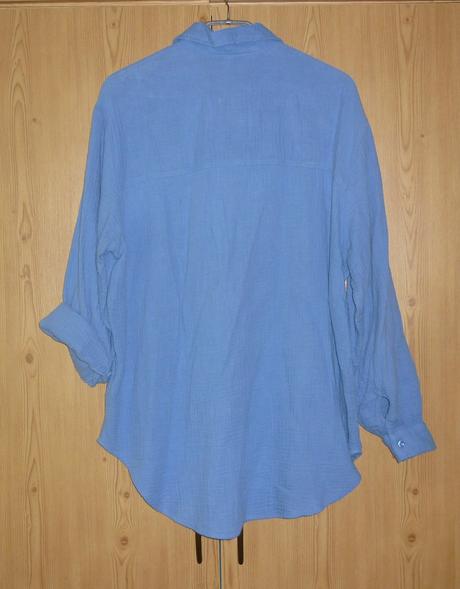 Modrofialová mušelínová košile takko fashion, takko,34