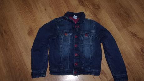 Džínová bunda zn. h&m, vel. 116/122, h&m,116