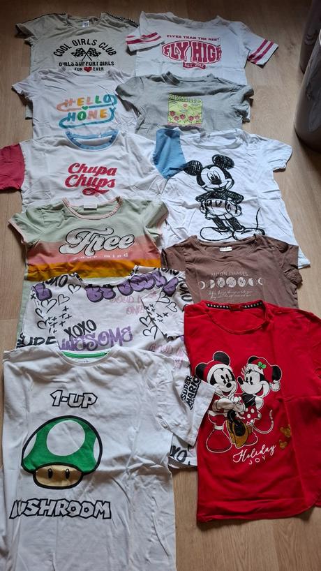 11x triko tričko trička trika i jednotlivě, 158