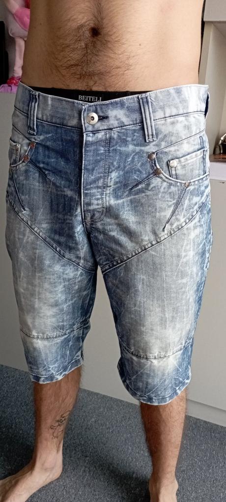 Riflové šortky zn."smog" vel."m", m