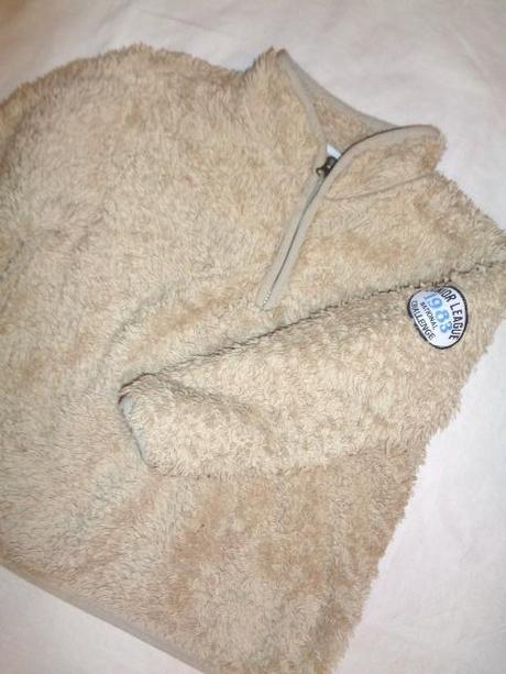 Super béžová chlupatka - mikina, impidimpi,86