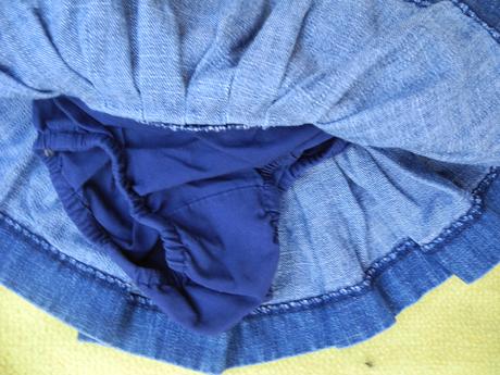 Riflová sukně, gap,68