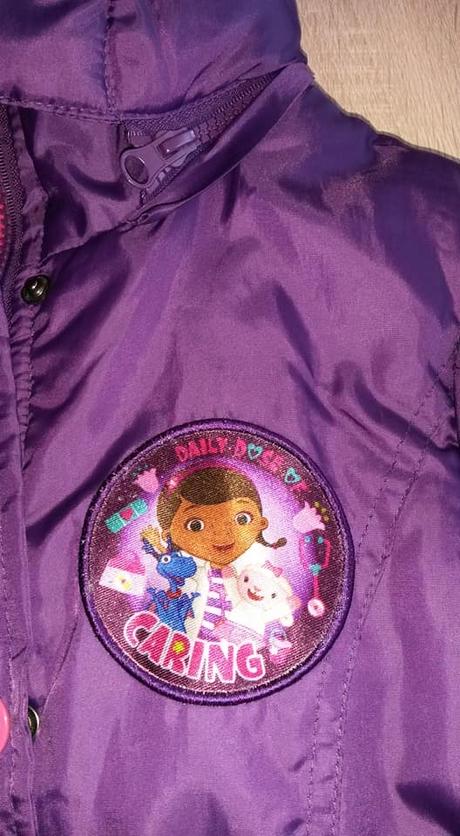 Bunda - kabát s doktorkou plyšákovu vel. 116, disney,116