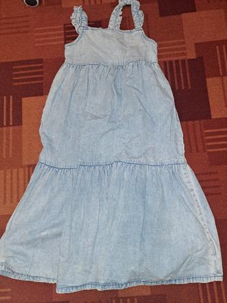 Dlouhe dzinove saty 146-152, 146