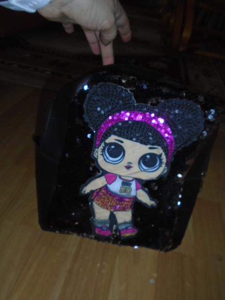 Batoh batůžek lol flitry otáčecí,