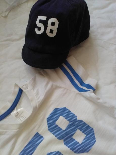Letní set h&m (kšiltovka,tričko,šortky), vel.68/74, h&m,68