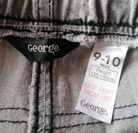 Krátké džínové kalhoty vel 134 - 140, george,134