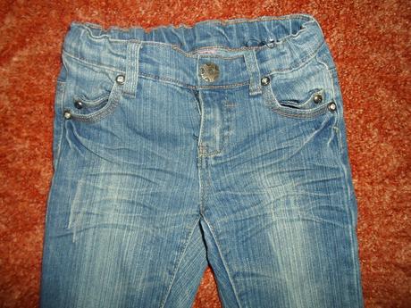 Modré kalhoty rifle džíny s elastenem takko, takko,116