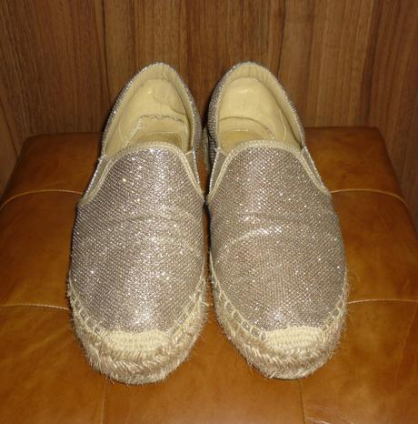 Zlaté dámské espadrilky replay, replay,39