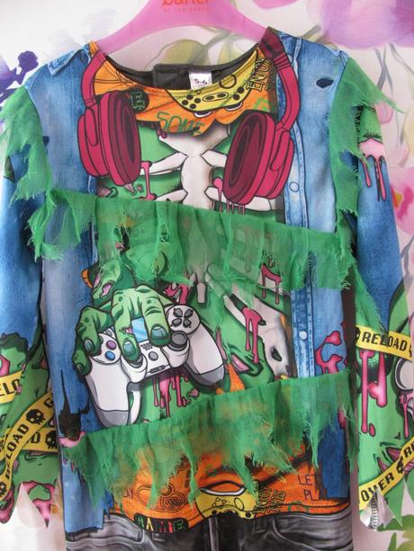 Karnevalový kostým-overal hráčské monstrum apod.,