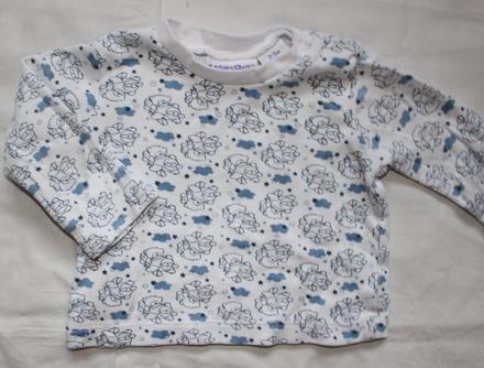 Bf72. tričko s medvídky 0-3 měs., 62