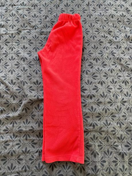 Flísové teplé dívčí tepláky vel. 122-128/8 let, 128