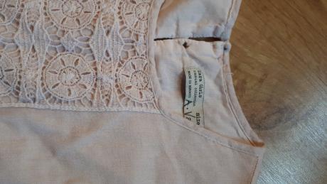 Krásné starorůžové jemné šaty od zary, zara,128