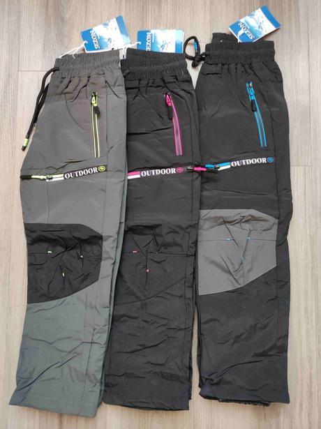 Zimní šusťákové kalhoty sezon 98-146, 98 - 146