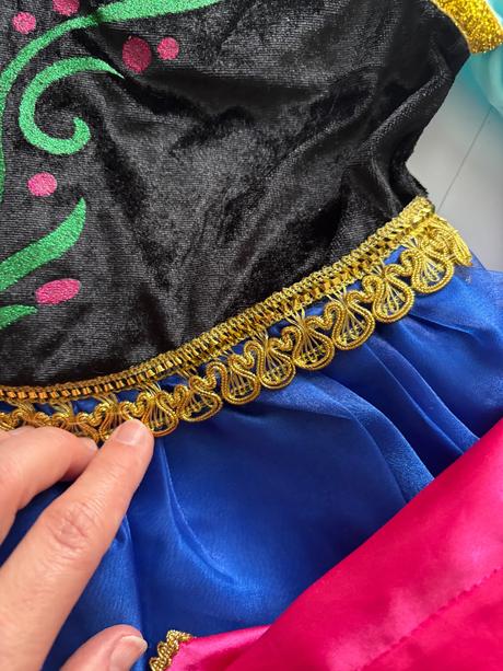 An24/ kostým anna frozen - v.7/8 let,