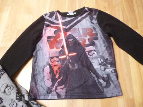 Flís komplet vel. 9-10 star wars, mini boden,140