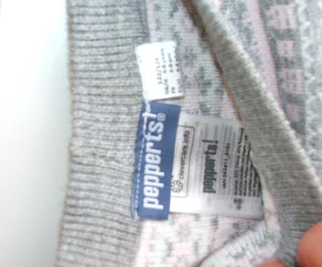 Z73 teplé pletené legíny 122/128, pepperts,122