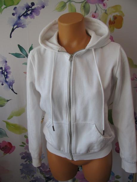 Dívčí bavlněná mikina s kapucí h&m, h&m,xs