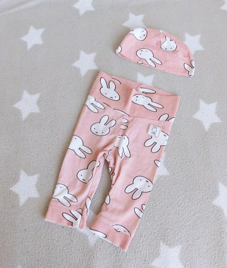 Tepláčky/legínky h&m +čepička vel.56/62, h&m,62