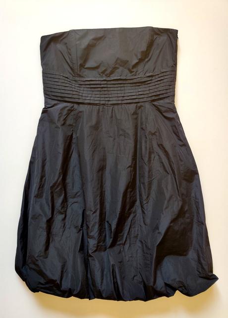 Společenské koktejlové šaty bez ramínek vel. l, zara,l