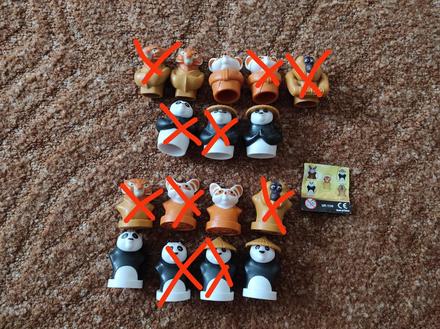 Figurky kunfu panda kidsworld, 