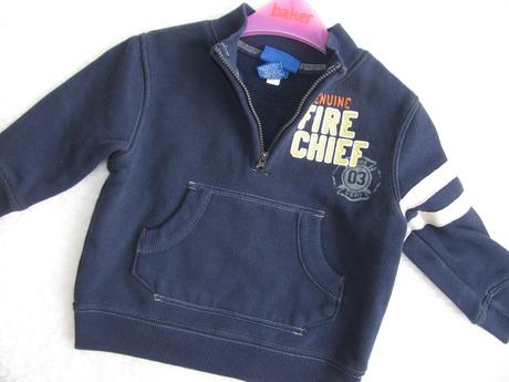 Tmavě modrá tepláková bunda, mikina, oshkosh,80