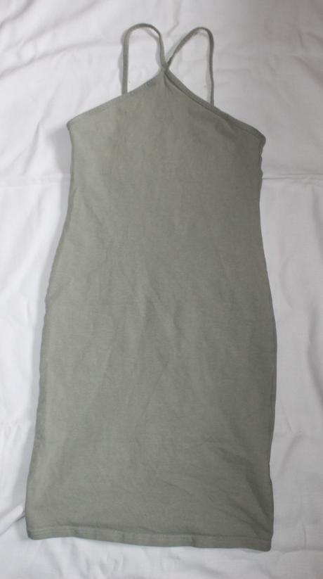 Po23. jednoduché,bavlněné khaki minišaty 16-19 let, h&m,xs