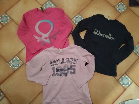 3x tričko benetton, benetton,104