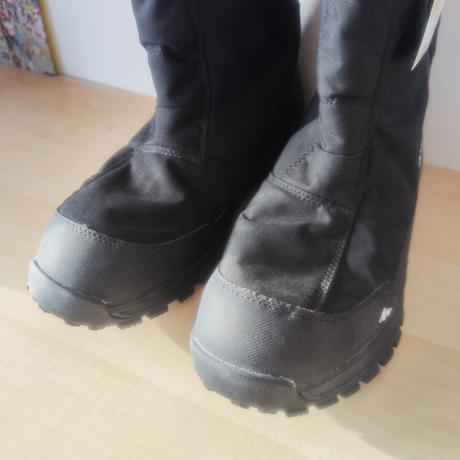 Pánské zimní černé boty sněhule quechua vel 45, quechua,45