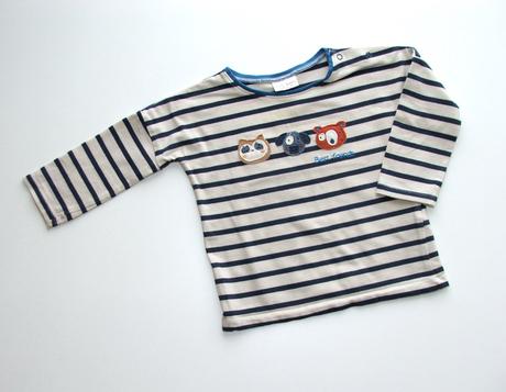 K225 pruhované chlapecké triko vel. 74, next,74