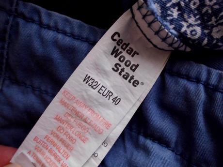 Cedar wood chino, m